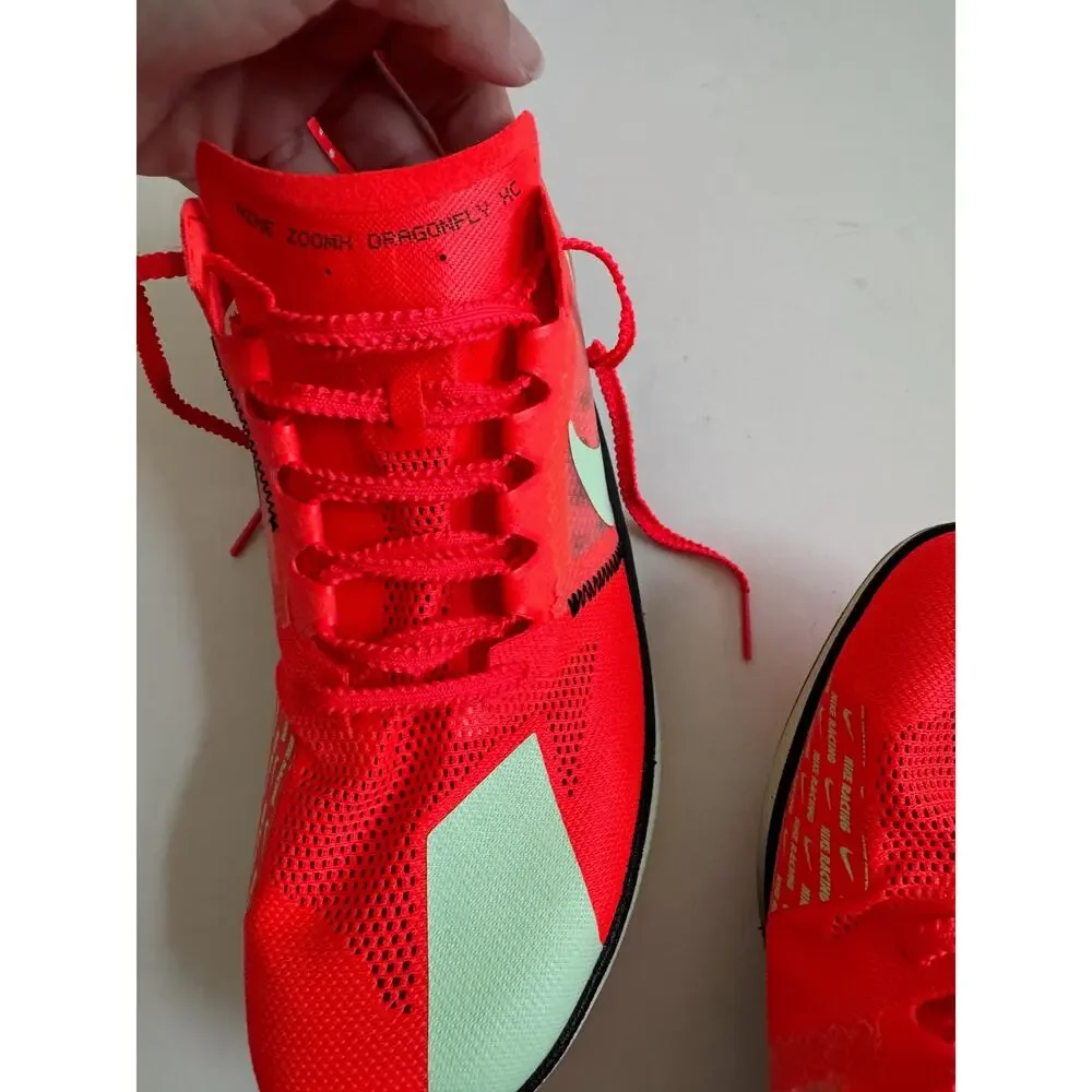 Nike Zoom Dragon Fly Cross Country XC Spikes Bright Crimson Mint Blast Size 11.5